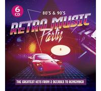 80S & 90S RETRO MUSIC PARTY 6 CD NEW
