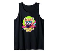 80s 90s Totally Rad Retro Vintage Red Panda Lover Tank Top