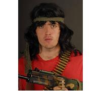 Smiffys Male 70s Retro Wig - Black - wig black fancy dress 70s retro 1970s mens disco accessory smiffys costume new