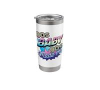80s Baby 90s Made Me Stainless Steel Insulated Tumbler