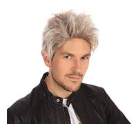 Bristol Novelty BW962 80's Bad Boy Wig, adult, Blonde