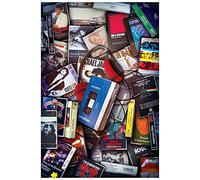 80s Cassette Music Hits 1000-Piece Jigsaw Puzzle | Toynk Exclusive