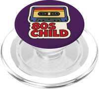 80s Child Cassette Tape Retro Throwback Vibes PopSockets PopGrip for MagSafe