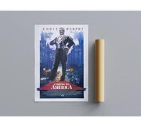 80s Classic Movie Posters coming to america Wall Art (A4 Size 21cmx29.7cm)