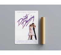 80s Classic Movie Posters dirty dancing Wall Art (A3 Size 29.7cmx42cm)