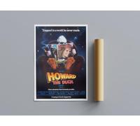 80s Classic Movie Posters howard the duck Wall Art (A4 Size 21cmx29.7cm)