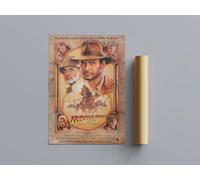 80s Classic Movie Posters the last crusade Wall Art (A4 Size 21cmx29.7cm)