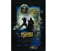 80s Classic Retro Vintage Movie Film Posters Poster Prints Wall Art Pictures (Star Wars Return Of The Jedi, A4 Poster)