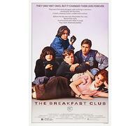 80s Classic Retro Vintage Movie Film Posters Poster Prints Wall Art Pictures (The Breakfast Club, A4 Poster)