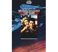 80s Classic Retro Vintage Movie Film Posters Poster Prints Wall Art Pictures (Top Gun, A4 Poster)