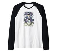 80s Cyberman Retro Futuristic Cyber Sci-Fi Fan Raglan Baseball Tee