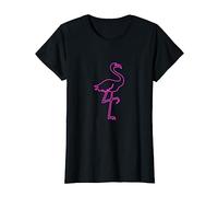 80s Eighties Pink Flamingo Gift Women Girls Party Supplies T-Shirt