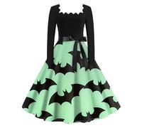 80s Fancy Dress Halloween Costumes 80s Fancy Dress for Women Novelty Dresses Adult Witch Costume Women's Skirts Cocktail Dress 1950s Vintage Swing Church Tea Party Dresses for Women