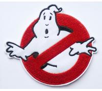 80s GHOSTBUSTERS LOGO Fancy Dress Iron Sew On Patch Tshirt Transfer Motif