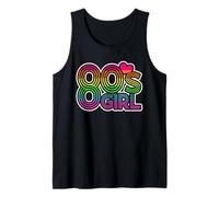 80s Girl Retro Vintage Halloween Costume Women 80s Outfits Tank Top