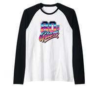 80s Glam Raglan Baseball Tee