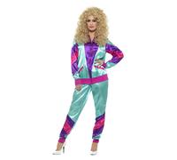 80s Height of Fashion Shell Suit Costume, Female,