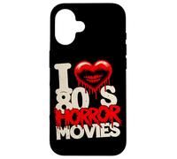80s Horror Movie Fanatic Retro Spooky Cinema Case for iPhone 16