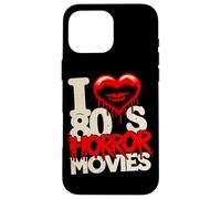 80s Horror Movie Fanatic Retro Spooky Cinema Case for iPhone 16 Pro Max