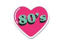 80s Love Sweatshirt - White - M - White