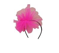 80's Madonna Style Neon Alice Band (Flo Pink)
