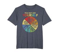 80's Music Retro Lyrics Cake Chart You May Ask Yourself T-Shirt