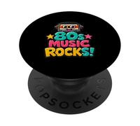 80s Music Rocks Vintage Cassette Tape Funny PopSockets Adhesive PopGrip