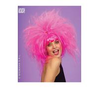 80s Neon Pink Punk Pretty Woman Wig