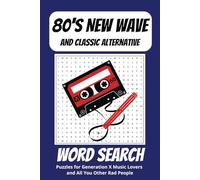 80's New Wave Music Word Search Puzzle Book: Word Searches with Easy to Read Print about Classic Alternative music and More | 6x9 inches, 110 pages | ... Gift for Vacations, Holidays and Quiet Times