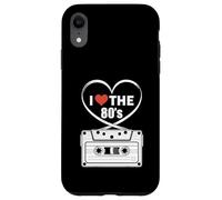 80s Nostalgia Cassette Heart Retro I Love The 80s Case for iPhone XR