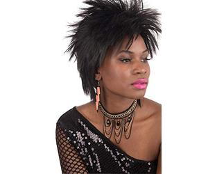 80's Orange Lightning Rave Earrings, (1 Pair) - Eye-Catching Design, Perfect Accessory for Retro Parties, Concerts, Festivals, Nightlife, Events, & More Halloween