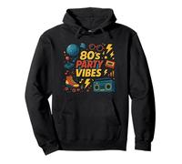 80's Party Vibes Sweet Old School Memories Graphic Pullover Hoodie