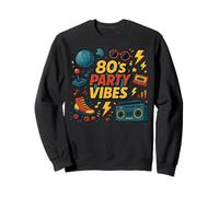 80's Party Vibes Sweet Old School Memories Graphic Sweatshirt