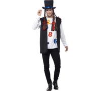 Smiffys 80s Pop Star Costume, Multicolor, M - Size 38-40