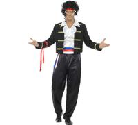 80s Pop Star New Romantic Fancy Dress Purple Adam Ant Prince Boy George