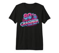 80's Prom Party Crasher Funny Prom Theme Costume Halloween Premium T-Shirt