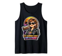80s Retro Cassette Tape Sunset Generation X Girl Tank Top
