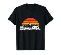 80s Retro Classic Camping Nature Outdoor Campers Forest T-Shirt