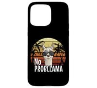 80s Retro Style Hipster Llama with Sunglasses No ProbLlama Case for iPhone 15 Pro Max
