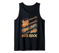 80s Rock Guitar Cassette Tape Vintage Retro Music Tank Top