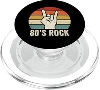 80s Rock N Roll Retro Rock Fans Rock Music Guitarist Punk PopSockets PopGrip for MagSafe