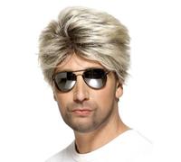 80S ROD POPSTAR WIG IN BLONDE