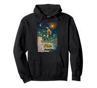80's Song Lyrics, Major Tom, Astronaut in Space Pullover Hoodie