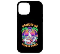 80s Style Goose Tiki Bar Pun Funny Hawaii Lover Case for iPhone 12 mini