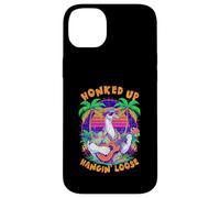 80s Style Goose Tiki Bar Pun Funny Hawaii Lover Case for iPhone 14 Plus