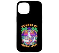 80s Style Goose Tiki Bar Pun Funny Hawaii Lover Case for iPhone 15