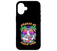80s Style Goose Tiki Bar Pun Funny Hawaii Lover Case for iPhone 16