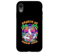 80s Style Goose Tiki Bar Pun Funny Hawaii Lover Case for iPhone XR