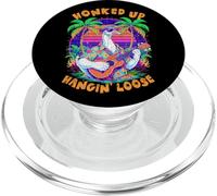 80s Style Goose Tiki Bar Pun Funny Hawaii Lover PopSockets PopGrip for MagSafe