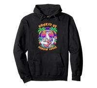 80s Style Goose Tiki Bar Pun Funny Hawaii Lover Pullover Hoodie
